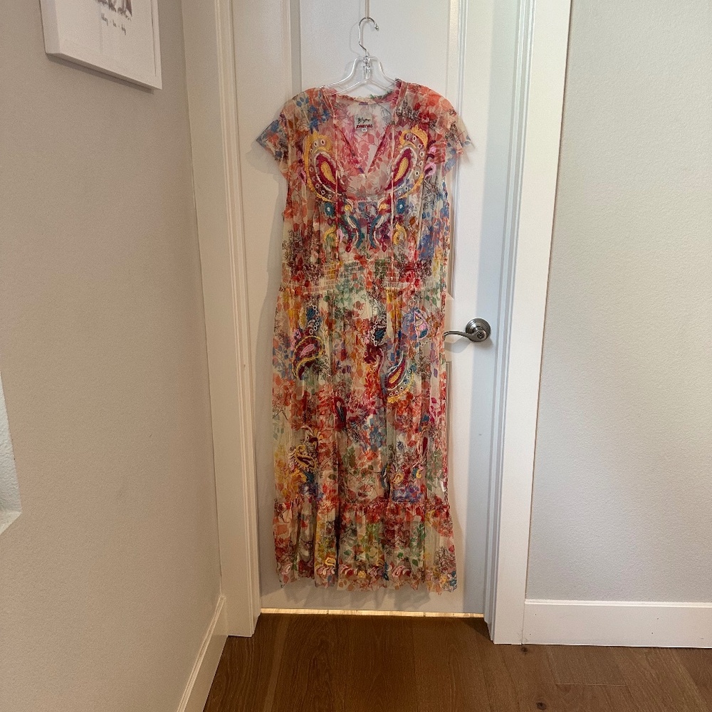 Johnny Was Plus 1X Bohemian Style Dress